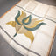 Pushparaga - Ivory, Teal & Ochre Handwoven Matka silk Jamdani saree