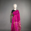 Pushparaga - Fuchsia Pink handwoven Matka silk Jamdani saree