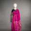 Pushparaga - Fuchsia Pink handwoven Matka silk Jamdani saree