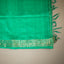 Ratnabali Emerald Green Tussar Matka Banarasi Saree - Antique Gold Zari Border