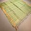 Ratnabali Sage Green Tussar Matka Banarasi Saree - Antique Gold Zari Border