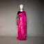 Ratnabali Rani Pink Tussar Matka Banarasi Saree - Antique Gold Zari Border