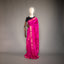 Ratnabali Rani Pink Tussar Matka Banarasi Saree - Antique Gold Zari Border