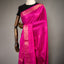 Ratnabali Rani Pink Tussar Matka Banarasi Saree - Antique Gold Zari Border
