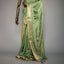 Ratnabali Sage Green Tussar Matka Banarasi Saree - Antique Gold Zari Border