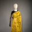 Ratnabali Haldi Yellow Tussar Matka Banarasi Saree - Antique Gold Zari Border