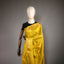 Ratnabali Haldi Yellow Tussar Matka Banarasi Saree - Antique Gold Zari Border