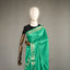 Ratnabali Emerald Green Tussar Matka Banarasi Saree - Antique Gold Zari Border