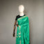 Ratnabali Emerald Green Tussar Matka Banarasi Saree - Antique Gold Zari Border