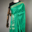 Ratnabali Emerald Green Tussar Matka Banarasi Saree - Antique Gold Zari Border