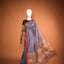 Rangdhara - Neel Sindoor, Handwoven Tissue Matka Silk Saree