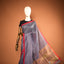 Rangdhara - Neel Sindoor, Handwoven Tissue Matka Silk Saree