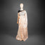 Matka Zari Jamdani Saree – Ivory Pearl with Handwoven Rose-Gold Zari Jamdani &amp; Broad Konia Pallu