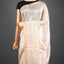 Matka Zari Jamdani Saree – Ivory Pearl with Handwoven Rose-Gold Zari Jamdani &amp; Broad Konia Pallu