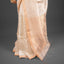 Matka Zari Jamdani Saree – Ivory Pearl with Handwoven Rose-Gold Zari Jamdani &amp; Broad Konia Pallu