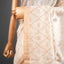 Matka Zari Jamdani Saree – Ivory Pearl with Handwoven Rose-Gold Zari Jamdani &amp; Broad Konia Pallu