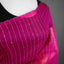 Sitara - Matka Silk Sequins Jamdani Saree - Vibrant Fuchsia Magenta with Handwoven Jamdani Chevron & Micro-Sequin Pallu