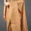 Sitara - Matka Silk Sequins Jamdani Saree - Warm Biscuit Beige with Handwoven Jamdani Chevron & Micro-Sequin Pallu