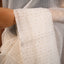 Sitara - Matka Silk Sequins Jamdani Saree – Pristine Ivory White with Handwoven Silver-White Chevron & Micro-Sequin Pallu
