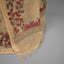 Kantha Vriksha Linen Saree – Muted Sage Grey with Hand-Embroidered Rose &amp; Black Floral Jaal