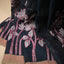 Kantha Vriksha Linen Saree – Midnight Blue with Hand-Embroidered Lotus Bloom &amp; Foliage Motifs