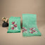 Malhar Sea Green Muslin Jamdani Unstitched Suit Set – Wine Floral Handwoven Motifs