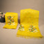Malhar Lemon Yellow Muslin Jamdani Unstitched Suit Set – Multicolour Floral Handwoven Motifs