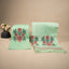 Malhar Mint Green Muslin Jamdani Unstitched Suit Set – Coral Floral Handwoven Motifs