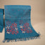 Malhar Teal Blue Muslin Jamdani Unstitched Suit Set – Terracotta Tree-of-Life Handwoven Motifs
