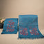 Malhar Teal Blue Muslin Jamdani Unstitched Suit Set – Terracotta Tree-of-Life Handwoven Motifs
