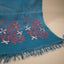 Malhar Teal Blue Muslin Jamdani Unstitched Suit Set – Terracotta Tree-of-Life Handwoven Motifs