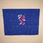 Malhar Royal Sapphire Blue Muslin Jamdani Unstitched Suit Set – Magenta Floral Handwoven Motifs