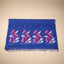 Malhar Royal Sapphire Blue Muslin Jamdani Unstitched Suit Set – Magenta Floral Handwoven Motifs