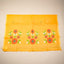 Malhar Bright Yellow Muslin Jamdani Unstitched Suit Set – Coral-Red Floral Handwoven Motifs