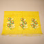 Malhar Lemon Yellow Muslin Jamdani Unstitched Suit Set – Multicolour Floral Handwoven Motifs