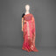 Peach Pink Pure Matka Silk Zari Jamdani Saree – Antique Gold Border and Botanical design