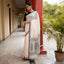 White and Black Pure Bengal Cotton Jamdaani Saree