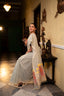 Pure cotton Jamdaani Saree with colorful spotted body and floral Pallu