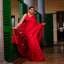 Bright Red Pure Handwoven Matka Silk Saree