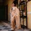 Beige Pure Organza Chikankari Handwork Saree