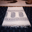 Ivory Heritage – Handwoven Pure Cotton Jamdani Saree in White and Charcoal Grey