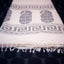 White and Black Pure Bengal Cotton Jamdaani Saree