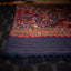 Garden of Timeless Weaves - Pure Khadi Navy Blue Jamdaani Saree